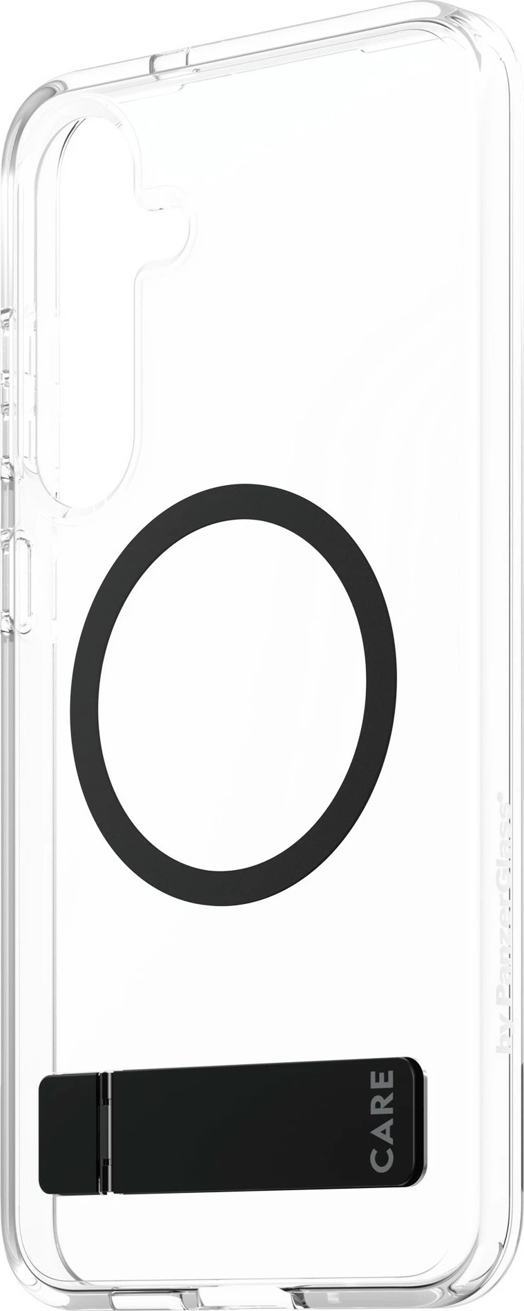 Mbështjellës PanzerGlass CARE Feature Case, për Samsung Galaxy S25 Plus, transparent, me kickstand & QI