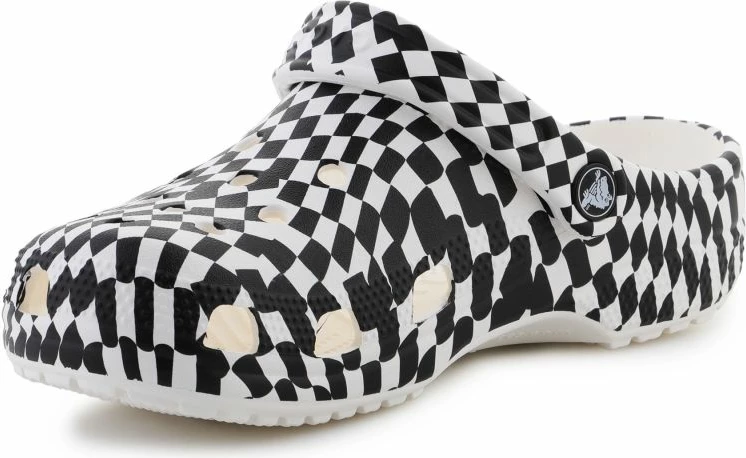 Këpucë Crocs për meshkuj dhe femra, të bardha dhe të zeza [Madhësia: 36 - 37]