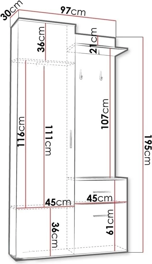 Dollap për paradhomë Ria