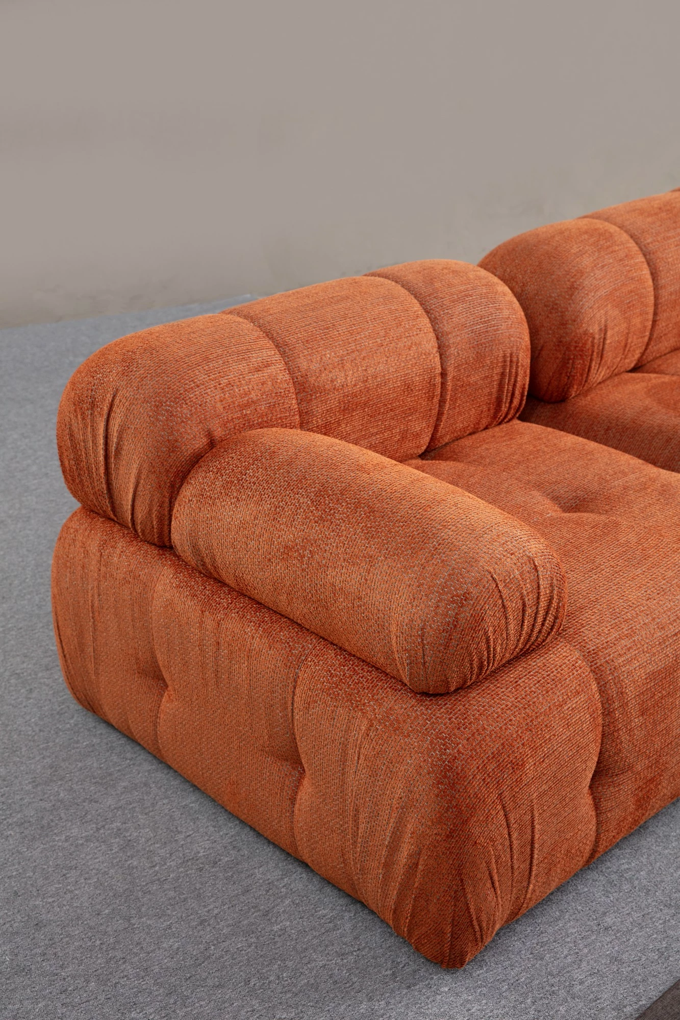 Kauç 3-vendësh Atelier del Sofa, Petite 3, portokalli