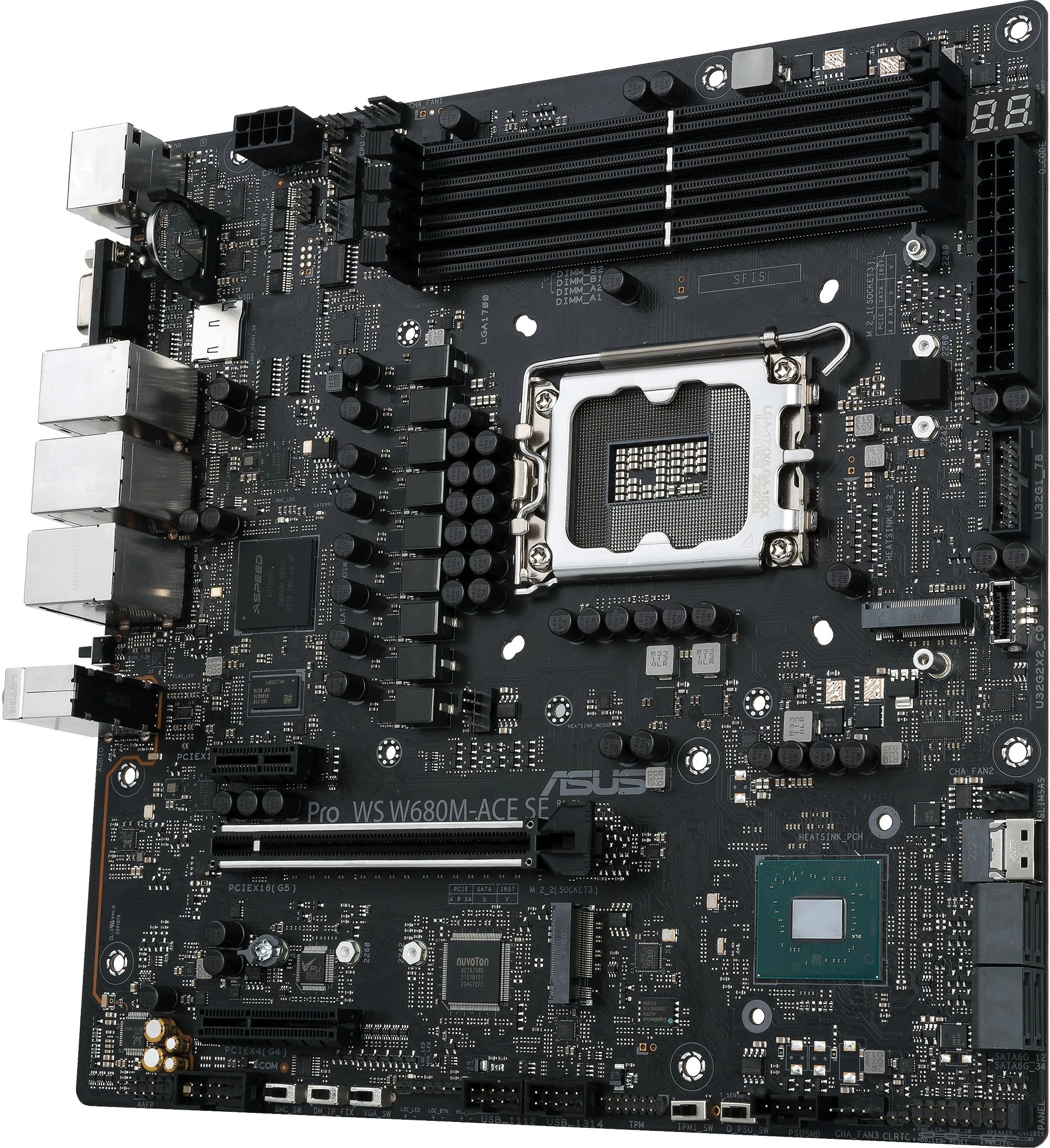 Pllakë amë ASUS PRO WS W680M-ACE SE, Intel, LGA 1700, DDR5-SDRAM, 192 GB