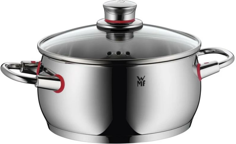 Set tenxhere, WMF, Quality One 07 7455 6380 (7455), inox me kapakë xhami, argjendtë, 5 copë