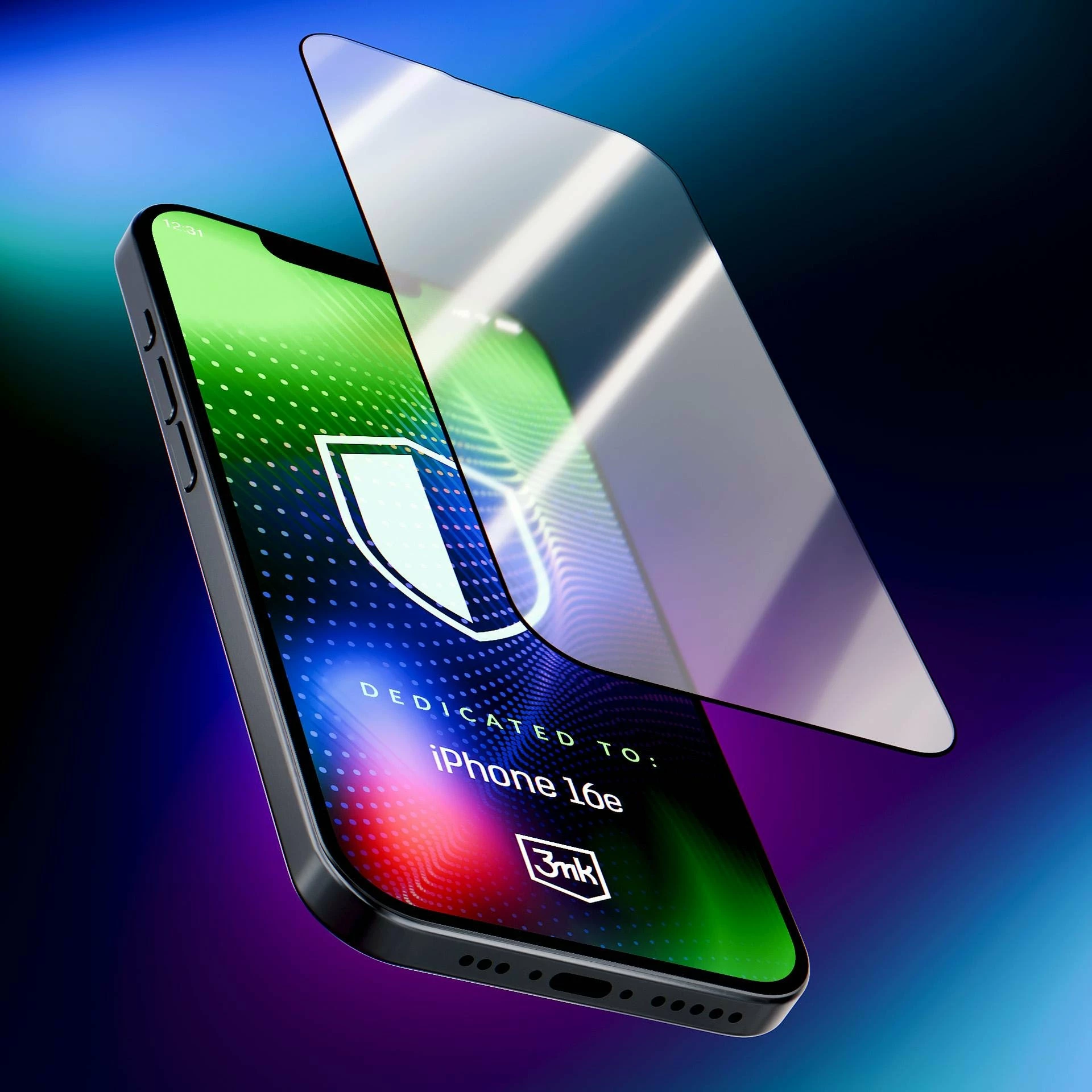 Xham i kalitur mbrojtës për ekran 3MK HARDY® Ultra Glass™ për Apple iPhone 16E, 9H, me aplikator (set)