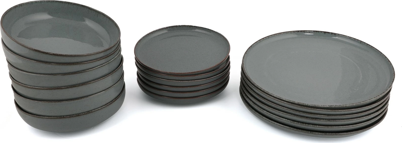 Set darke prej porcelani, 18 pjesë, Hermia, MOD18Y2730P01