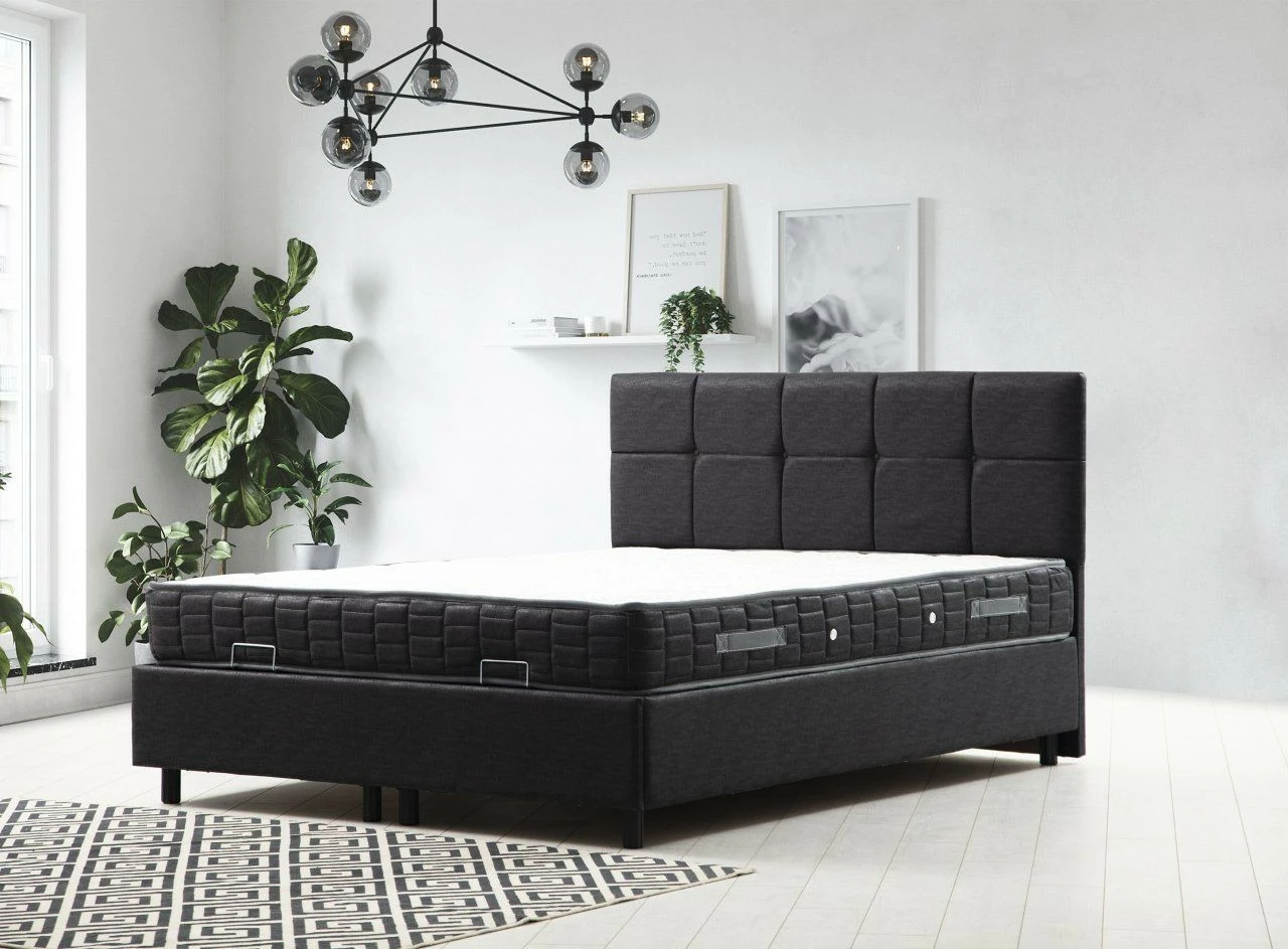 Set dysheku, baza dhe koka e shtratit Skye Decor, Vitalia, 160x200, antracit