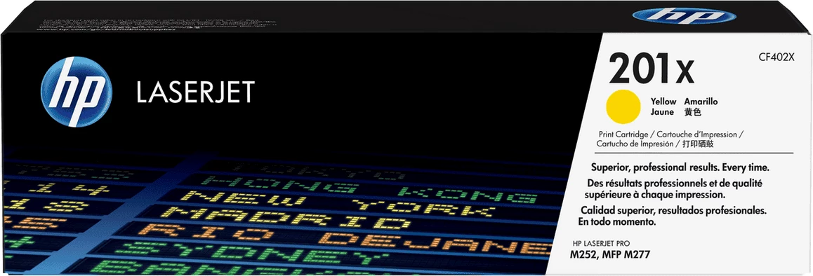 Toner HP 201X CF402X 2300 faqe XL verdhë