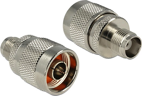 Adapter RF DeLOCK 88796, N mashkull në TNC femër, bronz