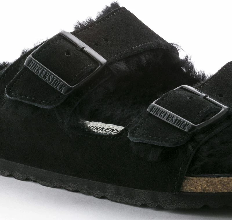 Papuqe femra Birkenstock, të zeza