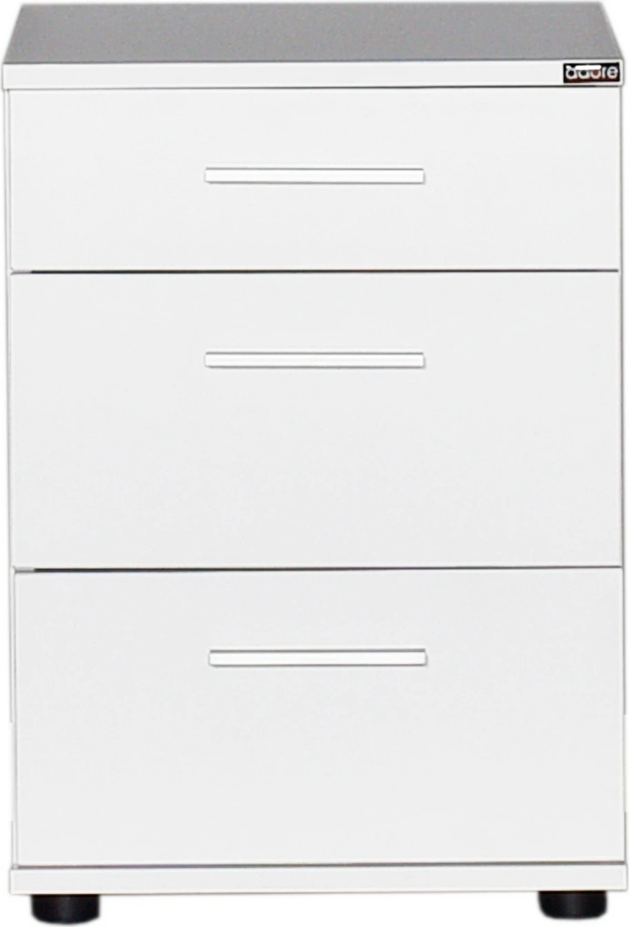 Komodinë Hanah Home, Kmd-530-Bb-1, e bardhë, 3 sirtarë