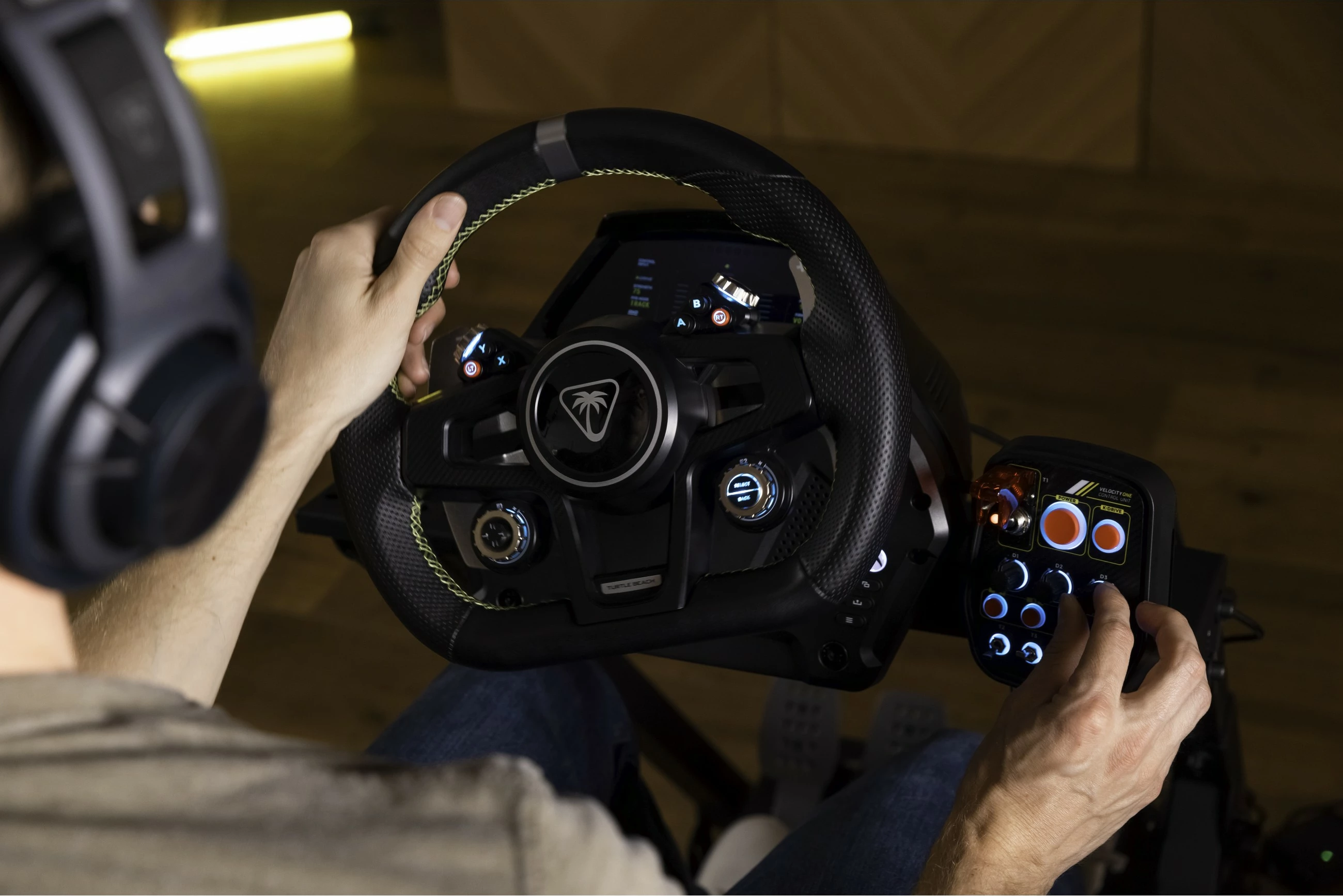 Set timoni e pedale Turtle Beach VelocityOne, PC, Xbox One, Xbox Series S/X, i zi