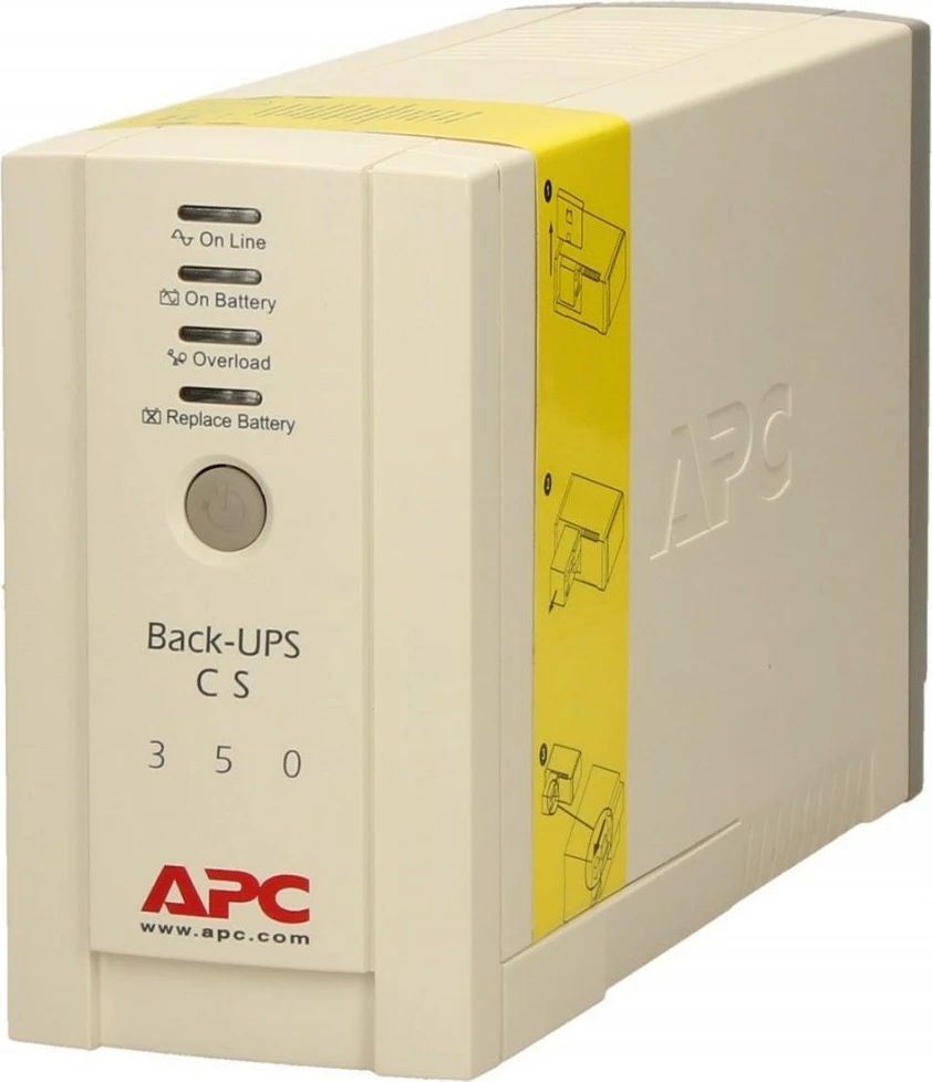 Kasë UPS APC Back-UPS CS 350VA, BK350EI, Bezhë
