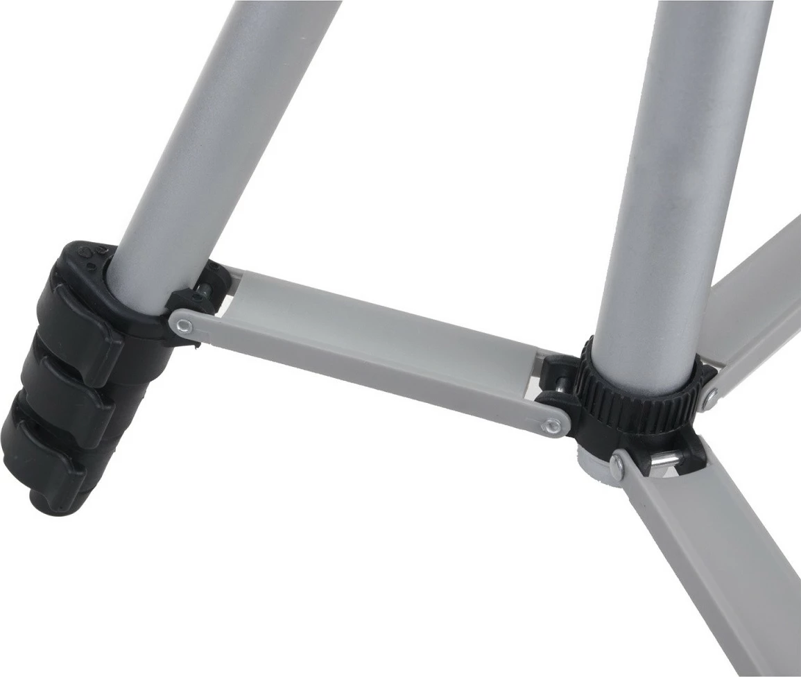 Stativ universal Maclean MC-164 për telefon, kamera, dritë unazore, 102 cm, i zi/argjendtë