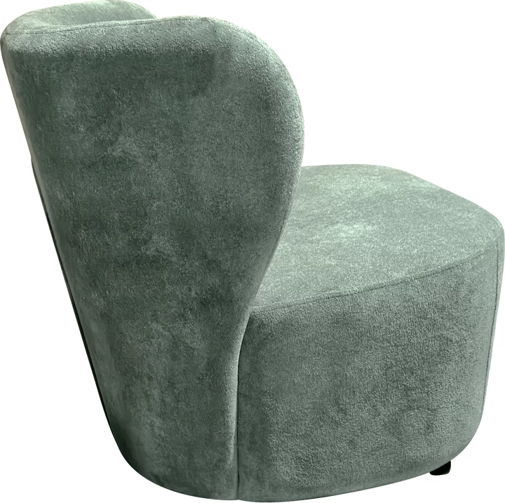 Fotelje Veridian, material stof, ngjyrë fistik, 63x70x66cm