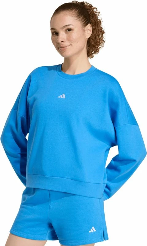 Duks femra adidas Essentials Small Logo Feelcozy KC5280, i kaltër