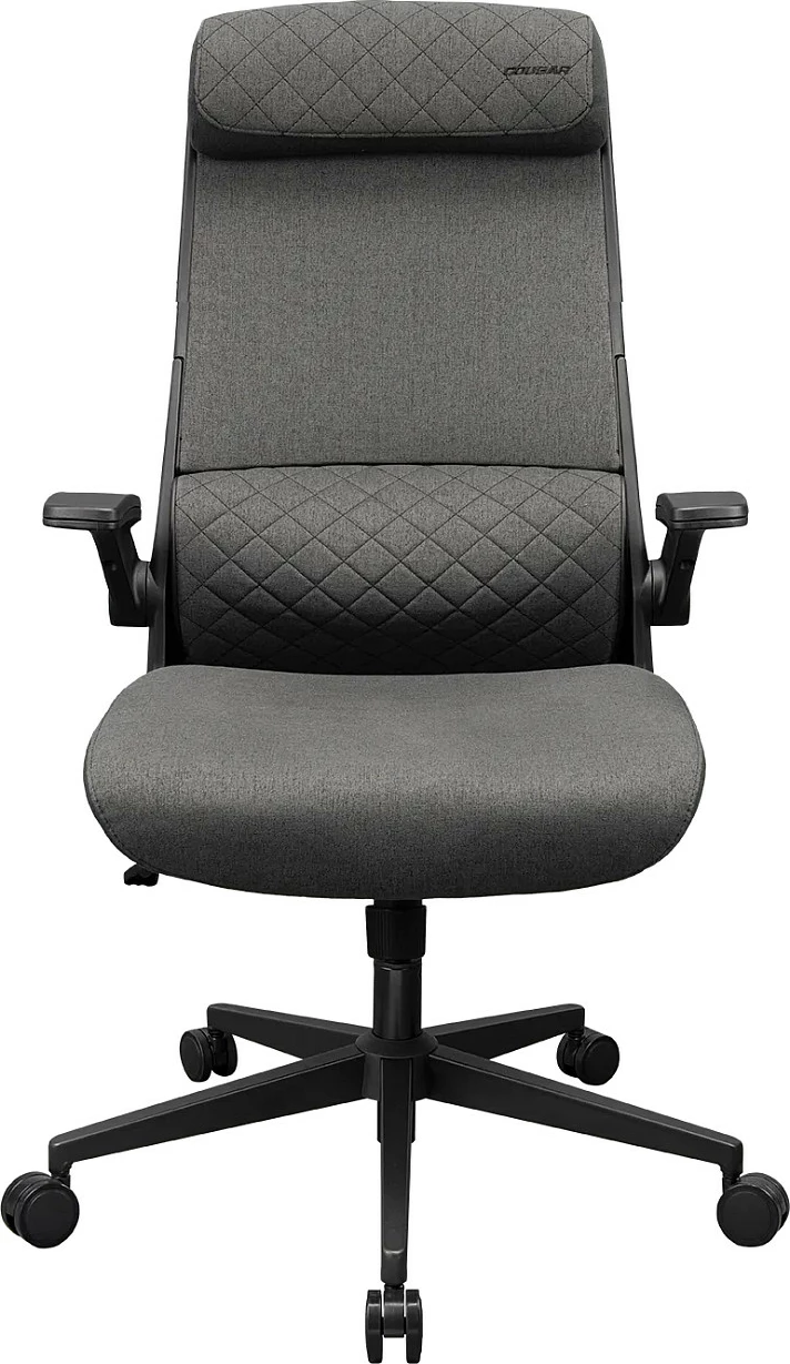Karrige gaming/zyre Cougar Stryder, pëlhurë, ergonomike, 120 kg, gri/zezë