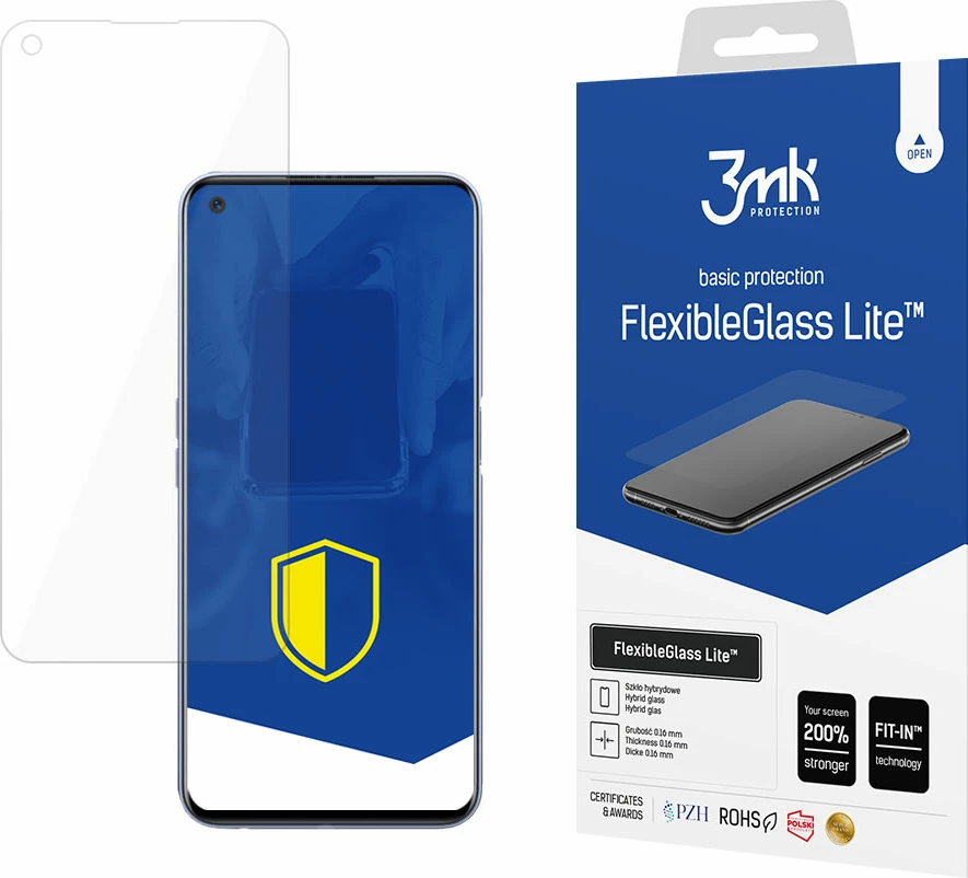 Mbrojtës ekrani hybrid 3mk Protection FlexibleGlass Lite për Realme GT 5G