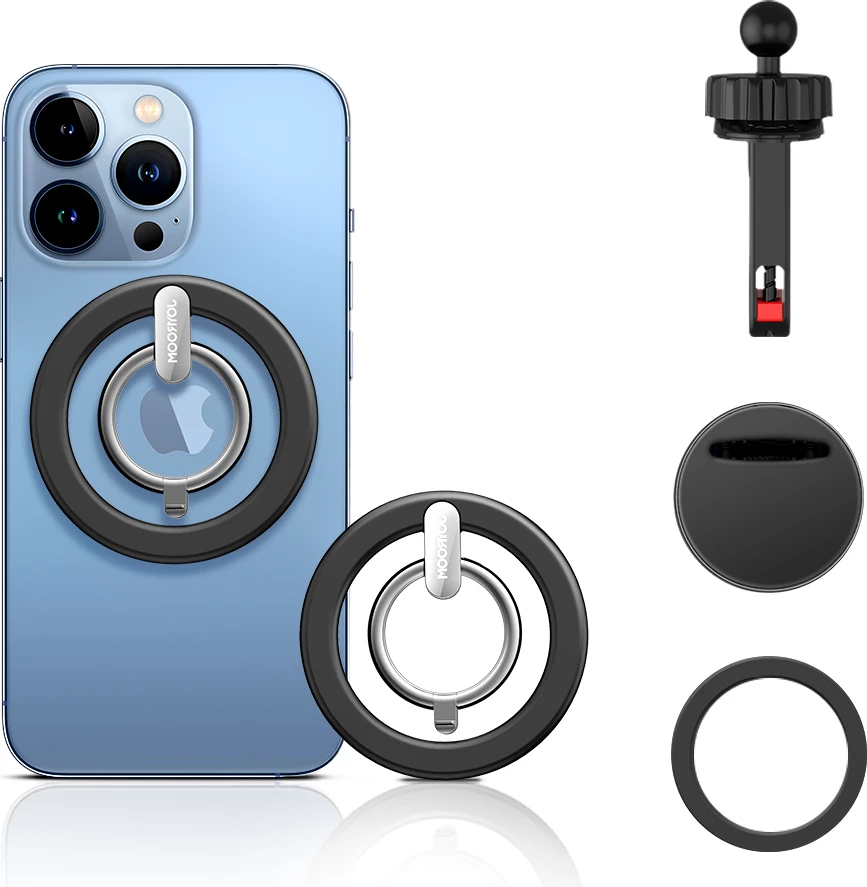 Mbajtës magnetik për celular Joyroom JR-ZS294, për ventilim makine, i zi