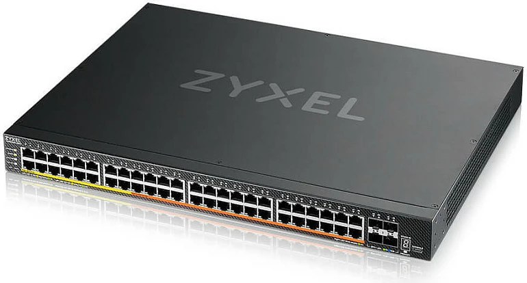 Switch Zyxel XMG2230-52HP, Managed L2/L3, 48x 2.5G PoE, 4x 10G SFP+, Rack 1U, i zi