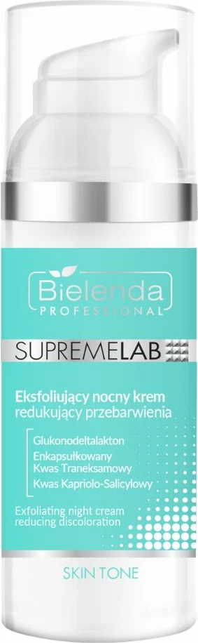 Krem nate eksfoliues për fytyrë për femra Bielenda Professional SupremeLab Skin Tone, 50ml
