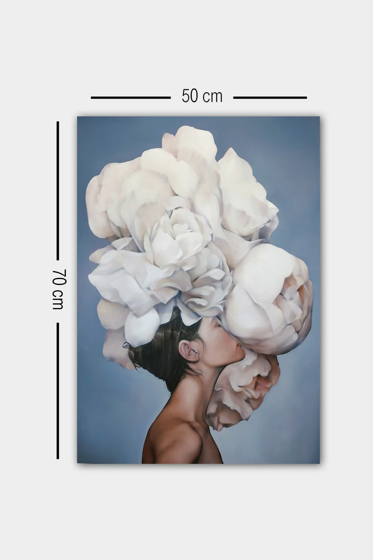 Pikturë dekorative në kanavacë, shumëngjyrëshe, 50x70cm, kornizë druri 3cm, Wallity 7436502942976-5070