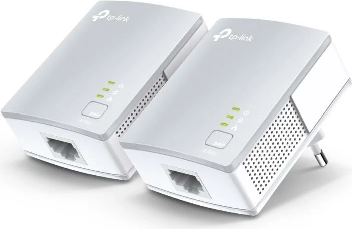 Adapter powerline TP-Link TL-PA411 KIT, 500 Mbps, HomePlug AV, QoS, enkriptim AES, set me 2 pjesë