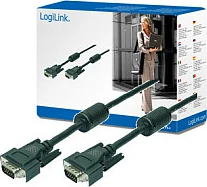 Kabl VGA LogiLink HD15 M-M, 10 m, 1080p, me ferit, i zi