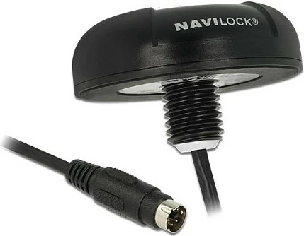 Marrës GNSS Navilock NL-8004P, u-blox 8, seriell PPS, kabllo 5 m, i zi