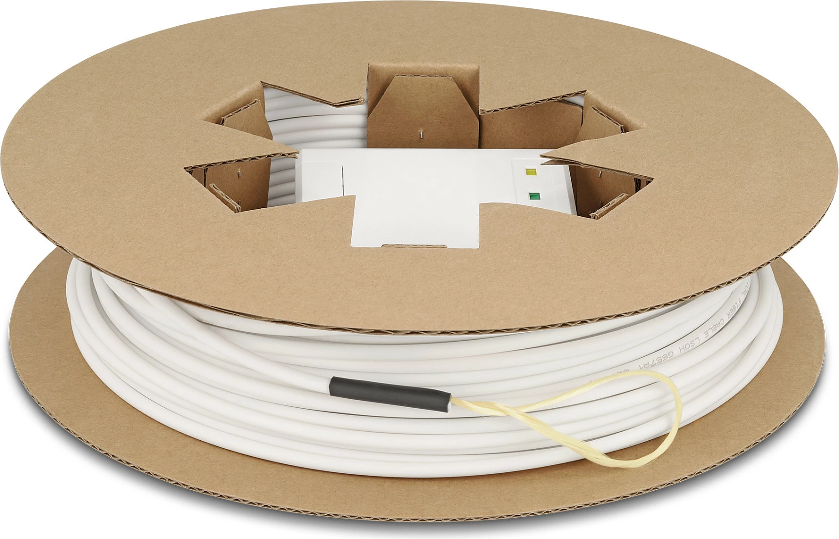 Kuti lidhëse fibër optike DeLOCK 2x SC/APC Simplex, kabllo drop 40 m, G.657.A1, e bardhë
