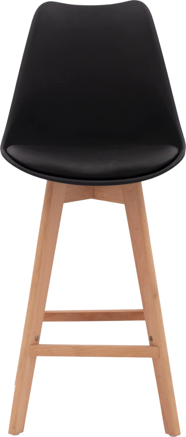 Karrige për bar Vegas FH8000.12, ngjyrë e zezë, 48x58x105 cm, set prej 4 copash