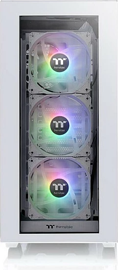 Kasë Thermaltake Divider 300 TG Snow ARGB, Midi Tower, e bardhë, me dritare xhami, ARGB