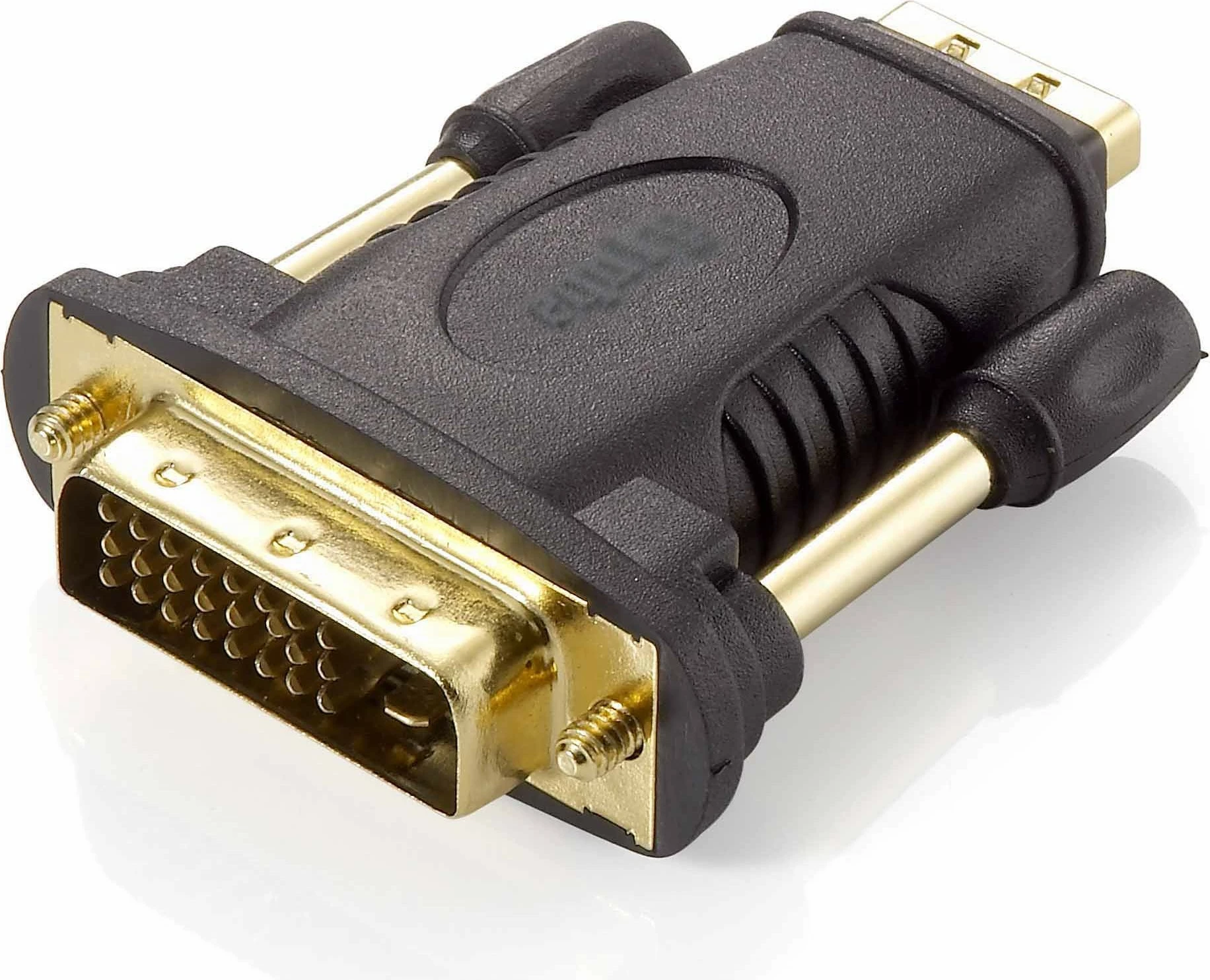 Adapter DVI-D Dual Link në HDMI Equip, DVI (24+1), HDMI A, e zezë