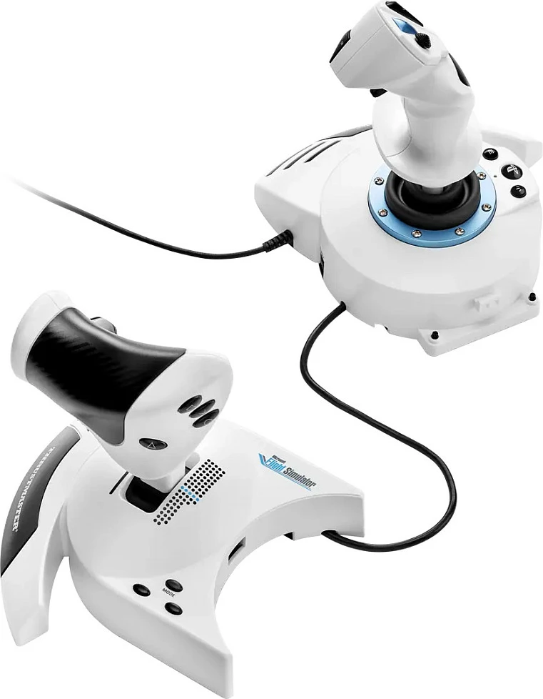 Joystick Thrustmaster T.Flight Hotas 5 MSFS Edition, USB, 14 butona, i bardhë