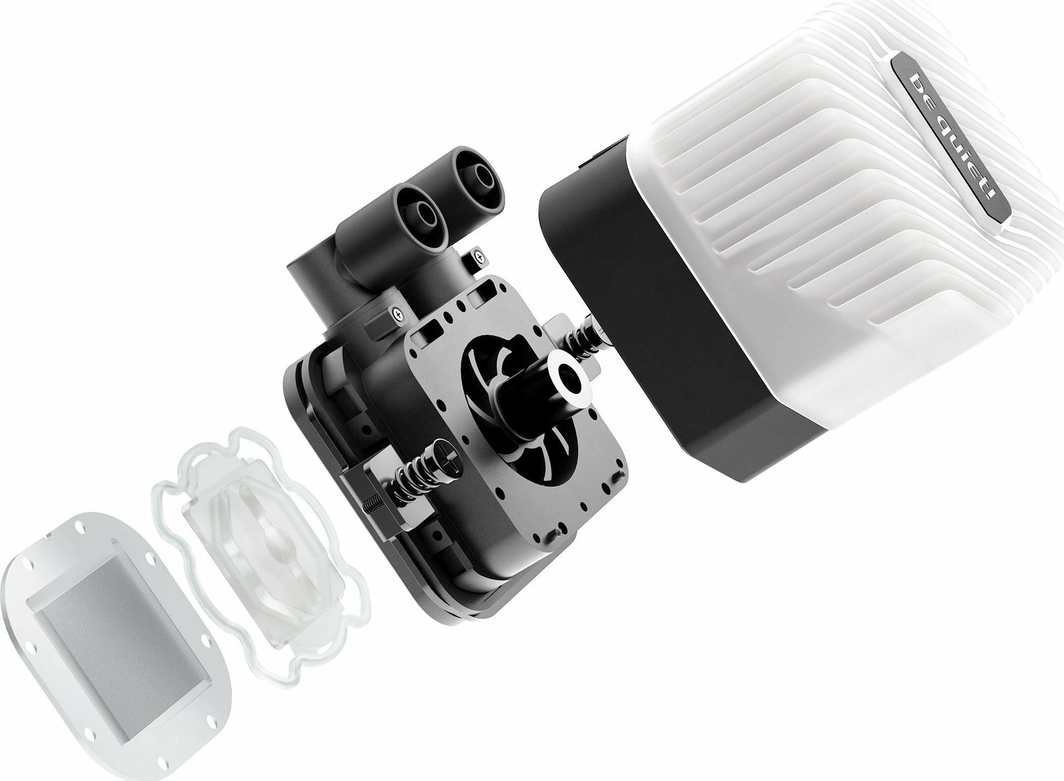 Sistem ftohje me ujë AIO be quiet! Light Loop BW020 240mm ARGB, 2x120mm PWM, e zezë