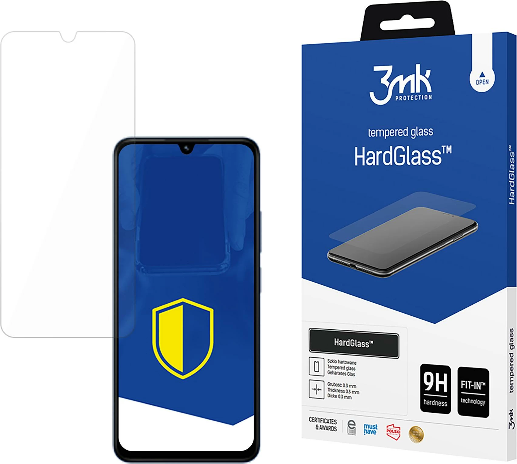 Xham i kalitur mbrojtës ekrani 3mk HardGlass për Xiaomi Redmi 14C / A5, 9H