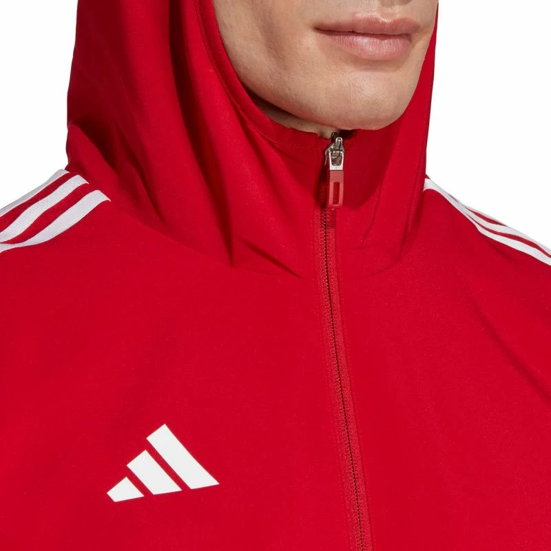 Jakne adidas për femra, e kuqe