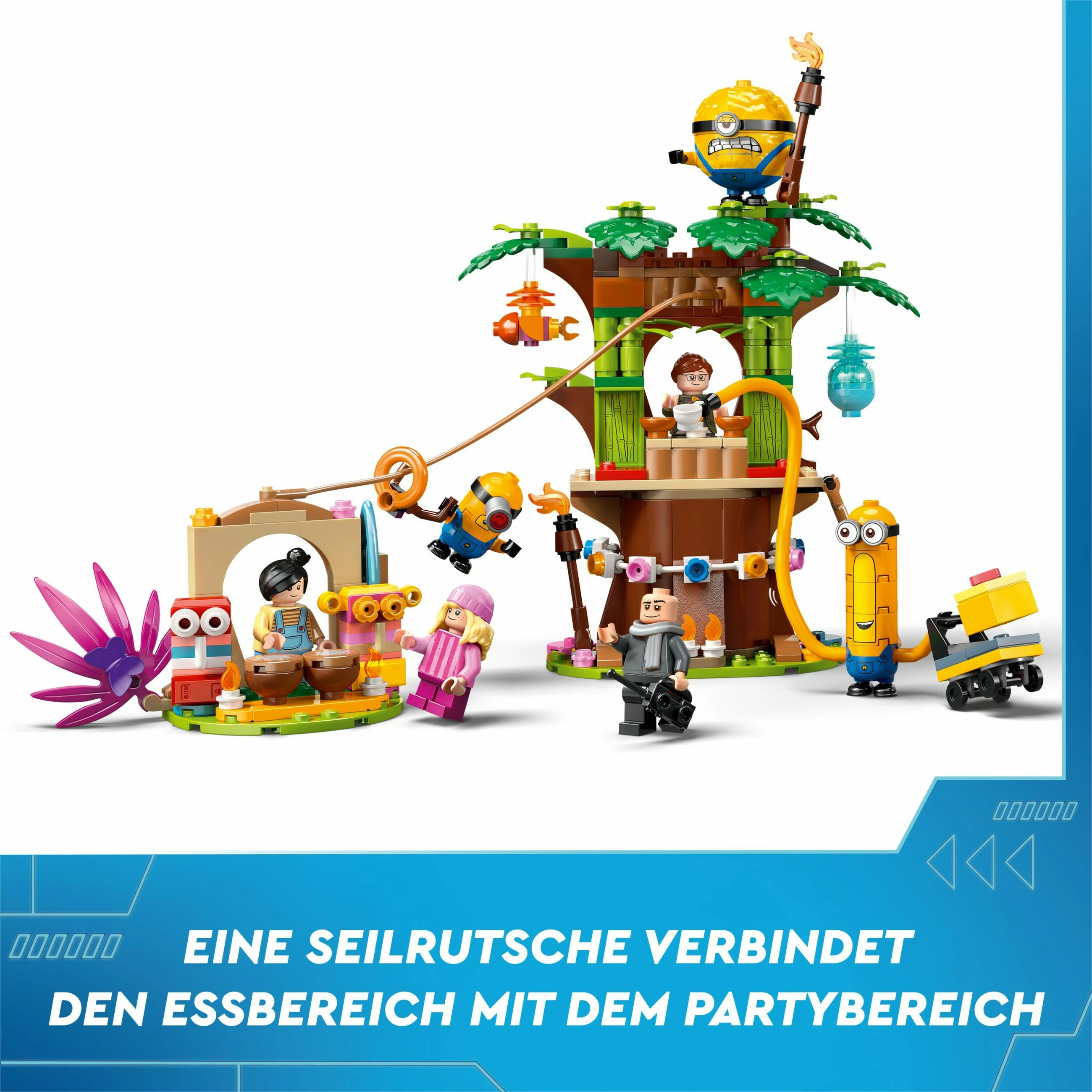Set ndërtimi LEGO Minions dhe Shtëpia e Familjes së Gru-së, 868 pjesë, 1.31 kg