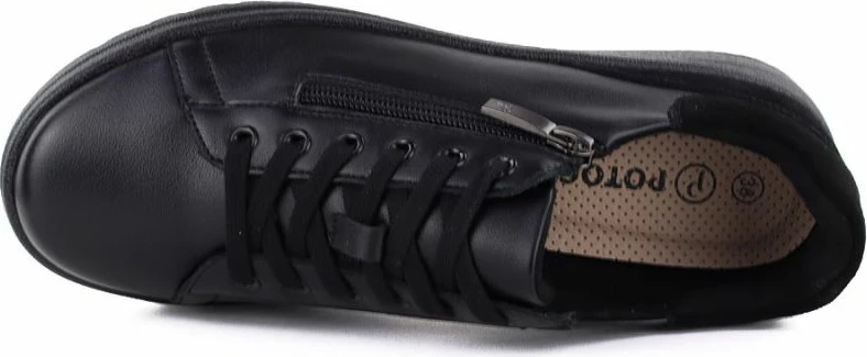 Këpucë lëkure për femra Potocki JE19402, të zeza