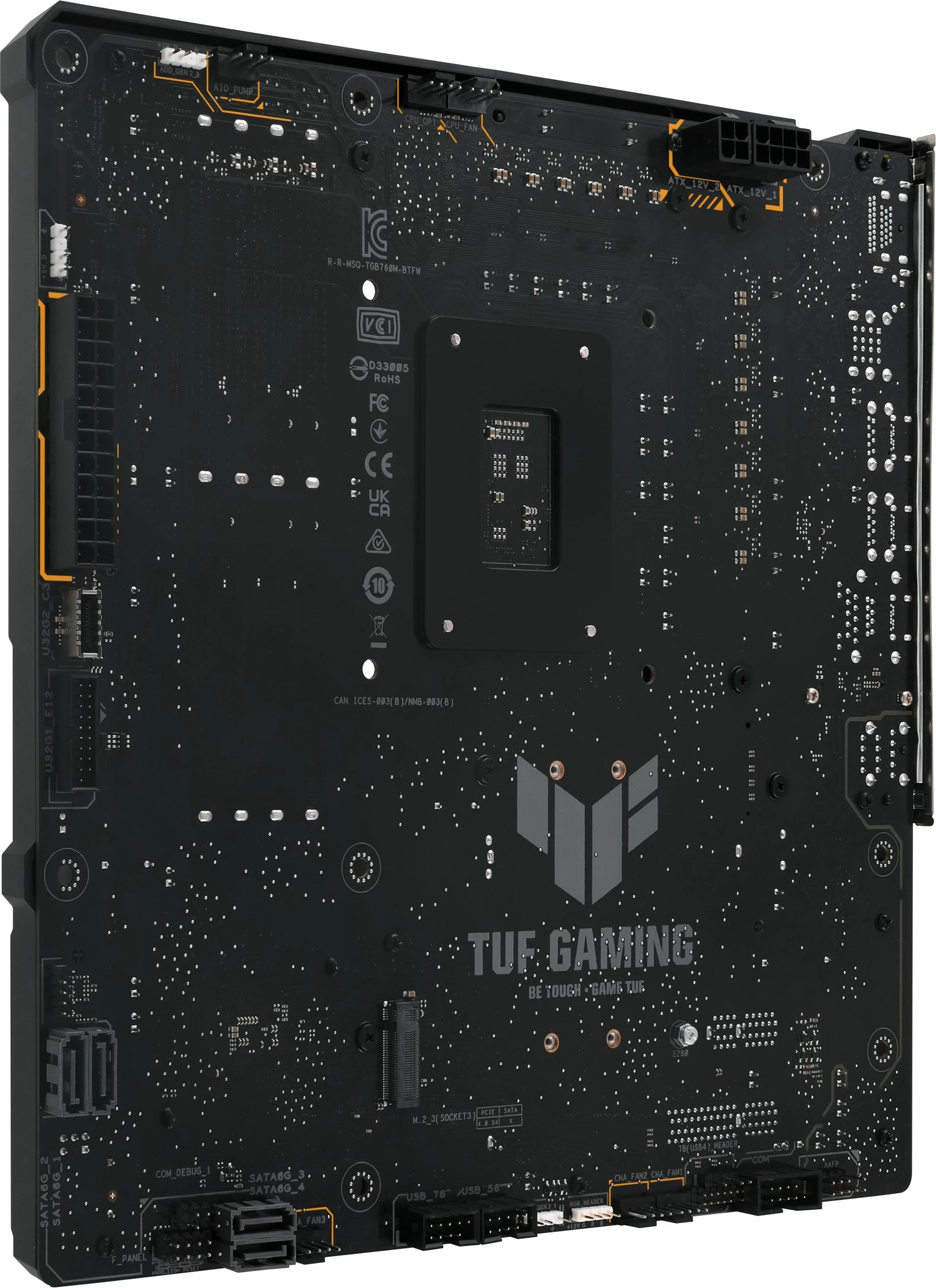 Pllakë amë ASUS TUF GAMING B760M-BTF WIFI, Intel, LGA 1700, DDR5, micro ATX