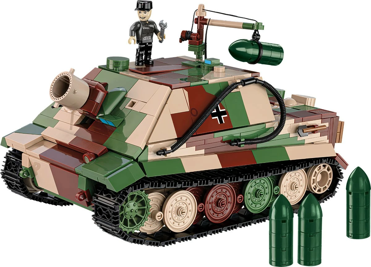 Set blloqe Cobi Klocki 38cm Sturmmörser Sturmtiger, 1100 pjesë, Kamuflazh