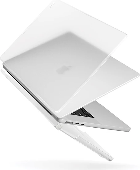 Mbështjellës laptopi, UNIQ, Claro, për MacBook Air 15 2023 (M2), dy-pjesësh PC ultra i hollë, transparent