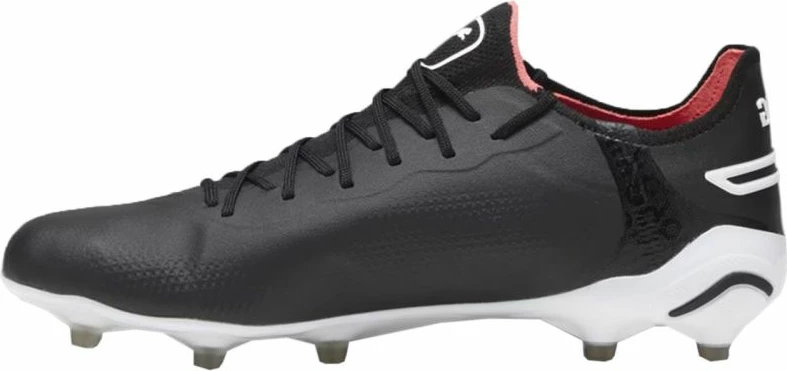 Atlete futbolli për meshkuj Puma King, të zeza dhe gri