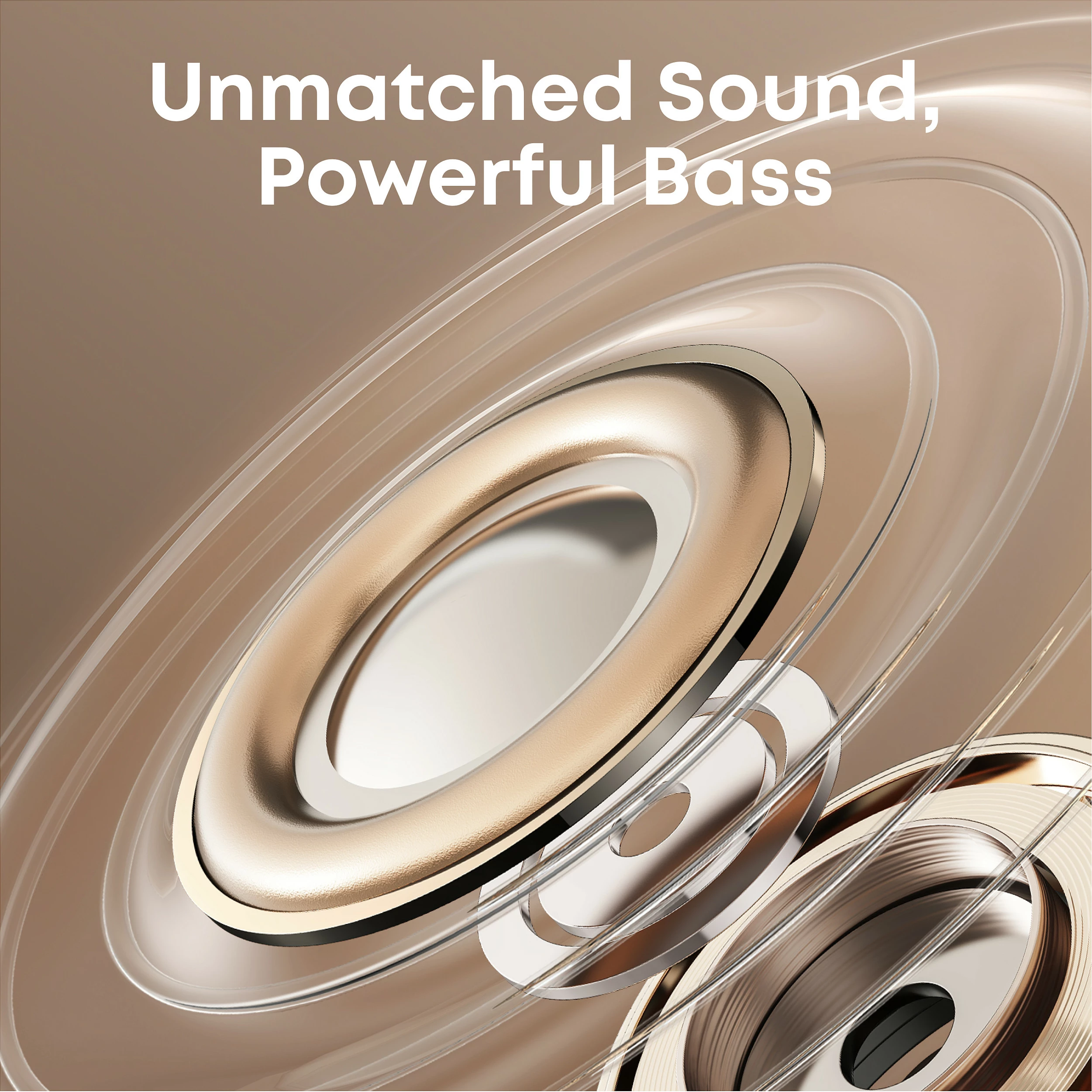 Kufje Anker Soundcore AeroClip, TWS, Bluetooth 5.4, Open-Ear, Champagne Mist
