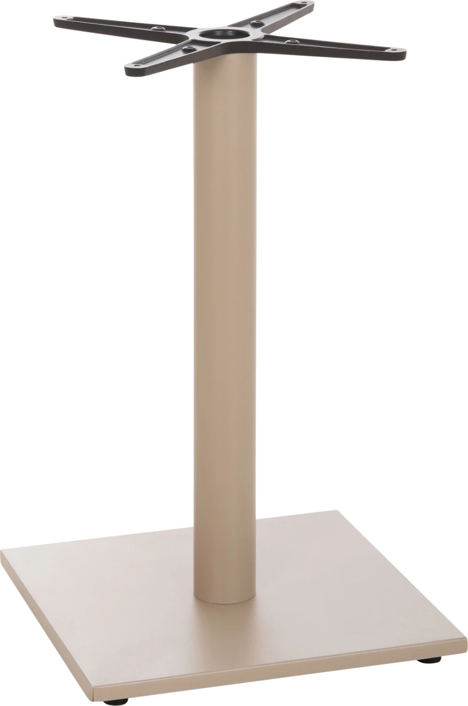 Këmbë tavoline alumini, ngjyrë kapuçino, FH475.25, 46x46x72cm