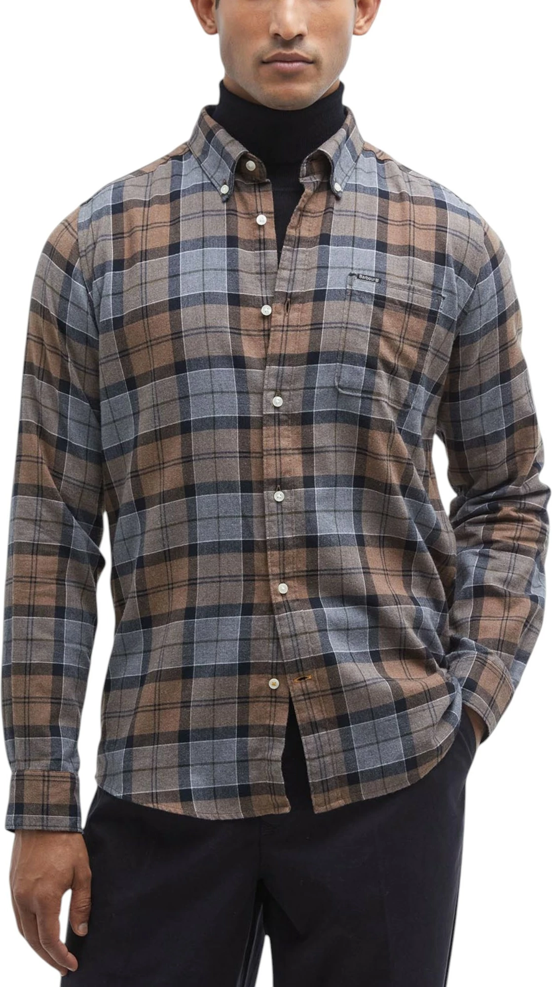 Këmishë për meshkuj Barbour Portdown Tailored MSH5035, bezhë