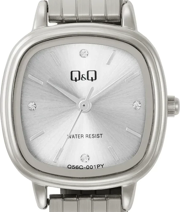 Orë dore Q&Q Q56C-001PY, e argjendtë