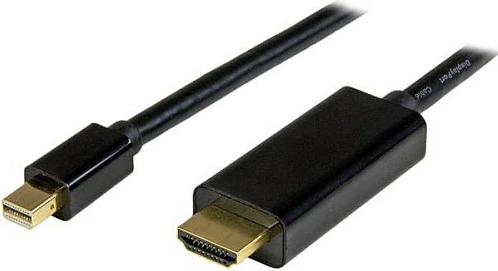 Kabllo Mini DisplayPort në HDMI StarTech MDP2HDMM2MB, 2m, 4K 30Hz, e zezë