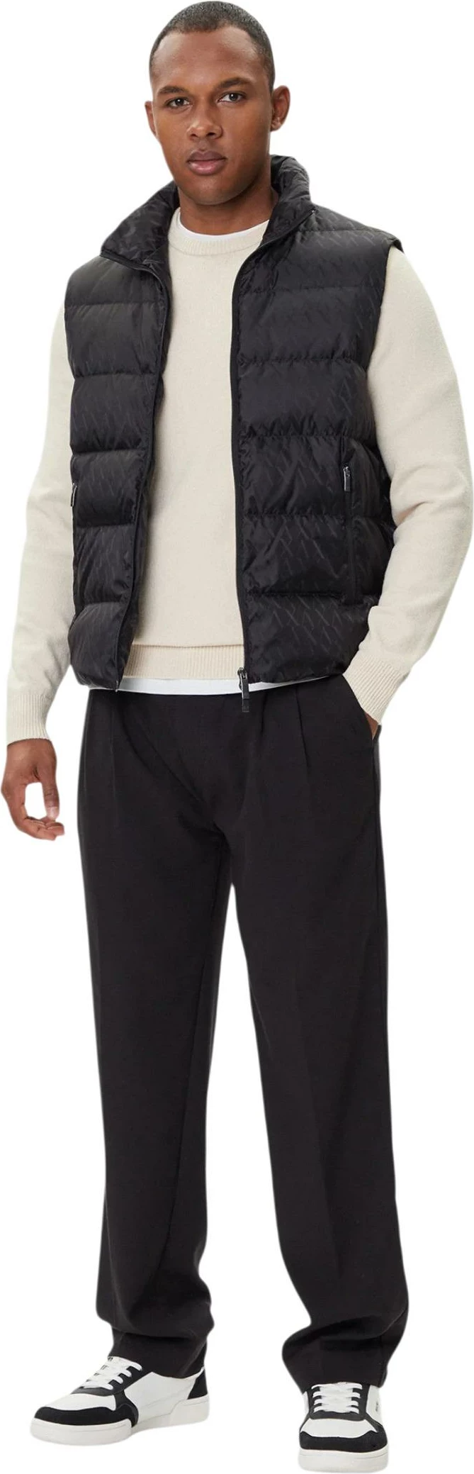 Jelek për meshkuj Armani Exchange XM001581 AF16628, i zi [Madhësia: L]