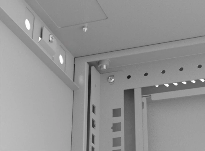 Kasë rrjeti Lanberg WF03-5309-10S, 9U, 19", montim në mur, derë xhami, gri