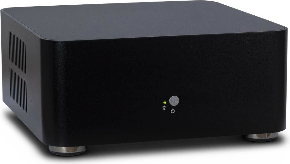 Kasë Inter-Tech A80, ITX, Small Form Factor, alumini, e zezë
