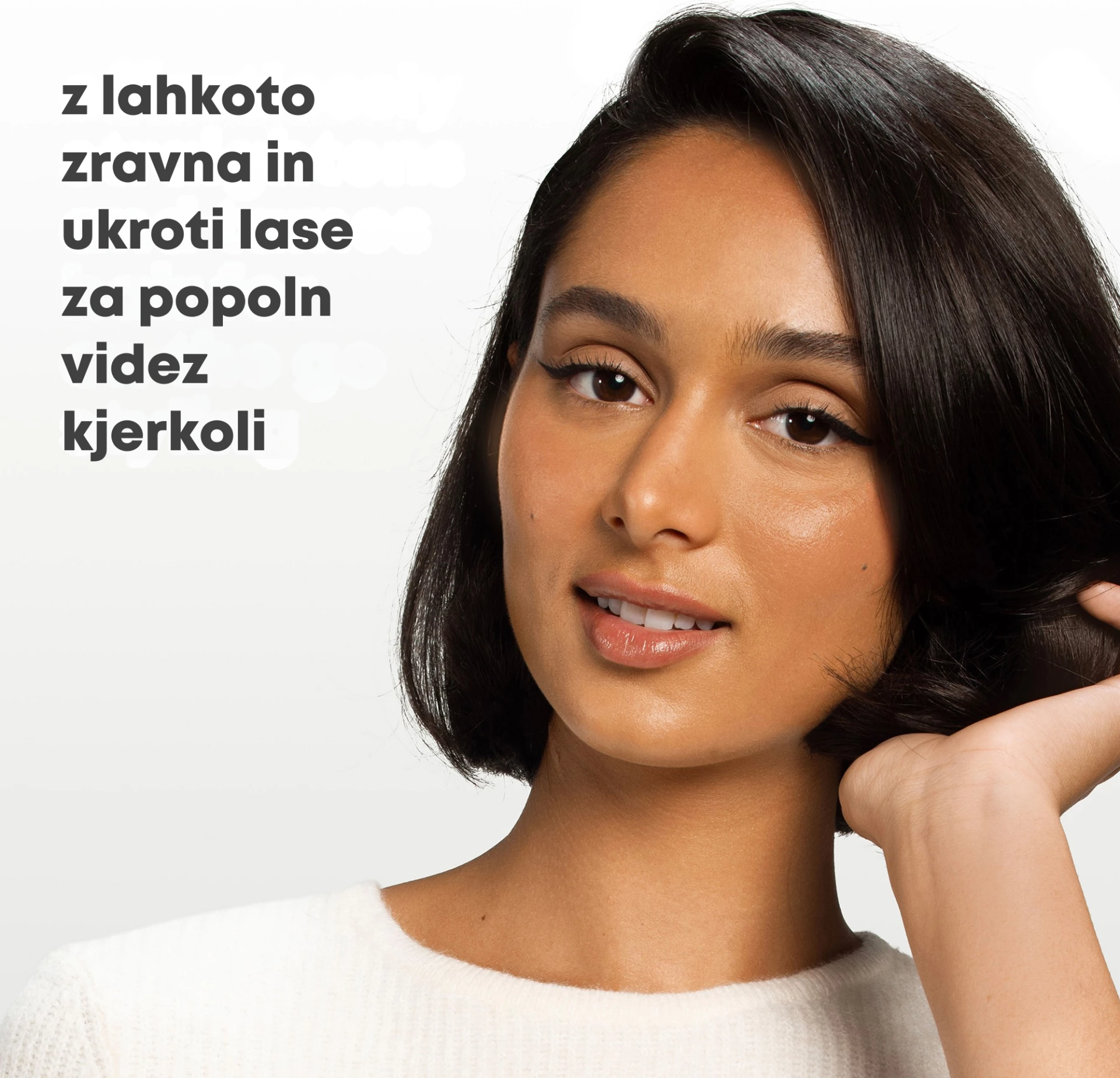 Brushë e nxehtë pa kabllo Revamp Straight & Go BR-1950, jonike, 120–210°C, LCD, e zezë, me çantë udhëtimi + kabllo USB-C
